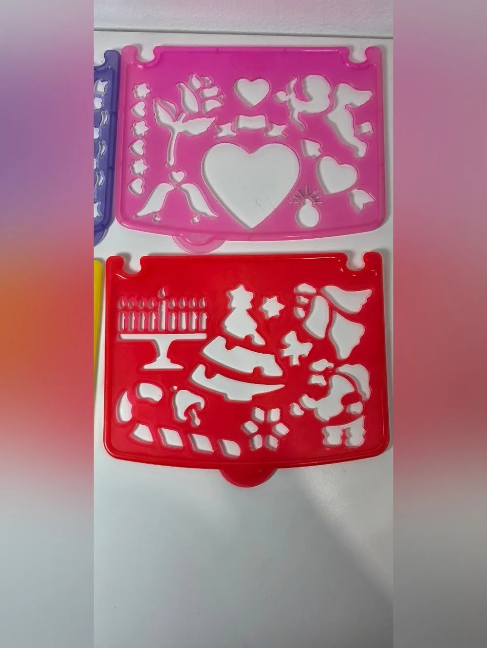 Vintage 1995 Fisher-Price Stencils